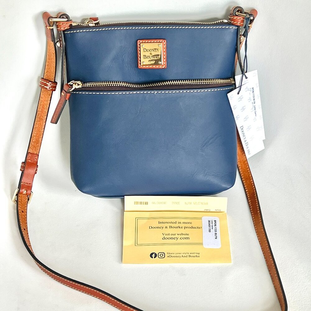 NWT Dooney & Bourke Penrose Letter Carrier in Blue